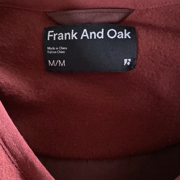 New without tags - Frank & Oak long quilted over piece in mahogany, size M - Picture 2 of 5